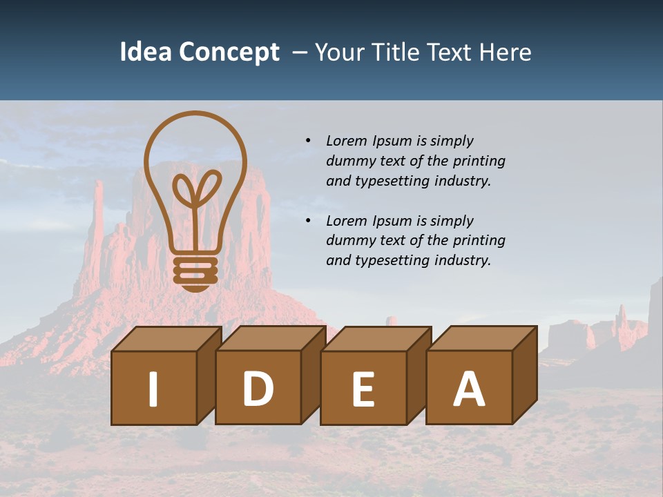 Dawn Nature Countryside PowerPoint Template