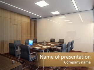 Chair New Company PowerPoint Template