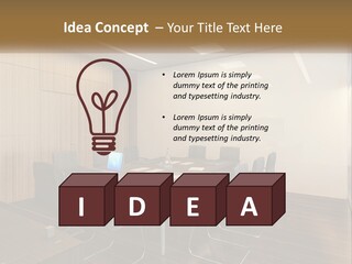 Chair New Company PowerPoint Template