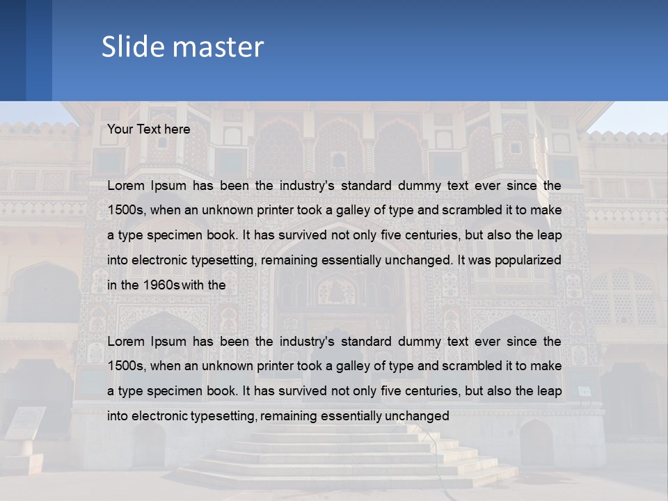 Sky Ancient Nobody PowerPoint Template