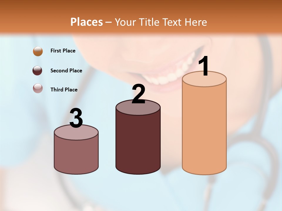 Vertical Scrubs Uniform PowerPoint Template