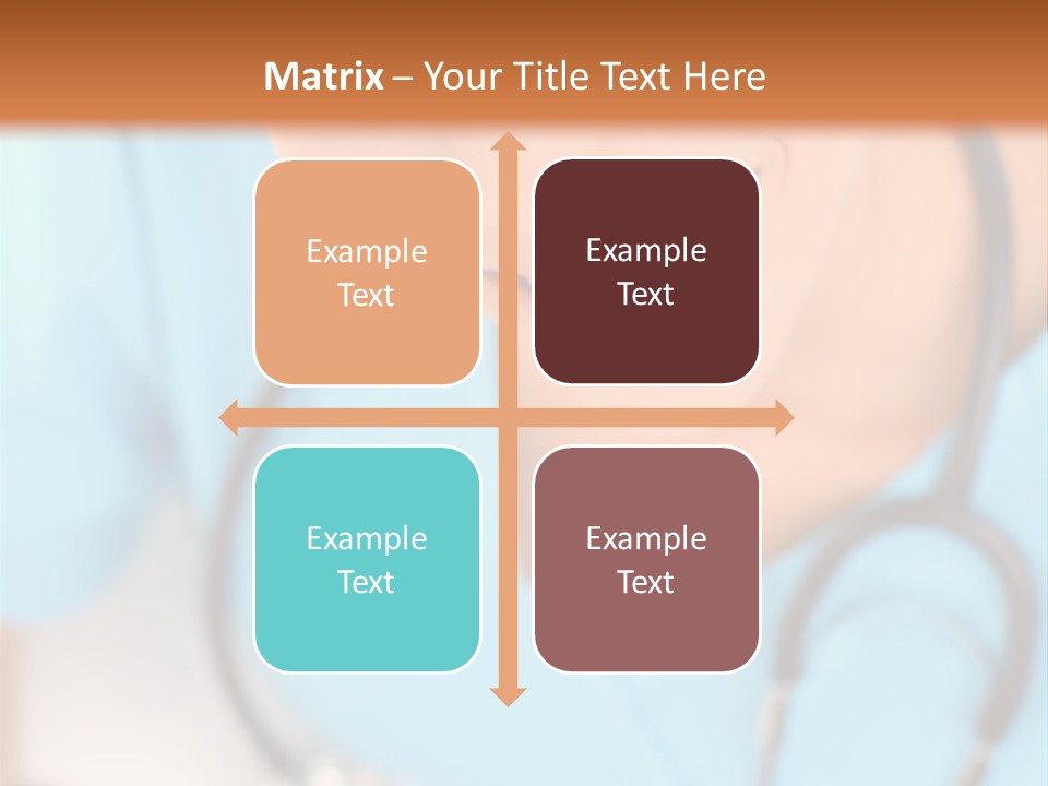 Vertical Scrubs Uniform PowerPoint Template