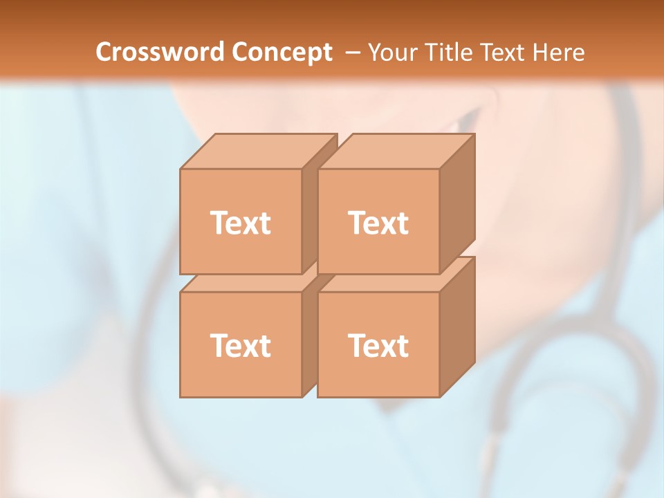 Vertical Scrubs Uniform PowerPoint Template