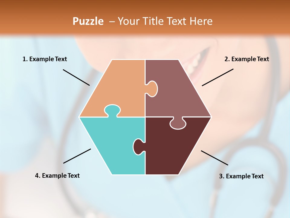 Vertical Scrubs Uniform PowerPoint Template