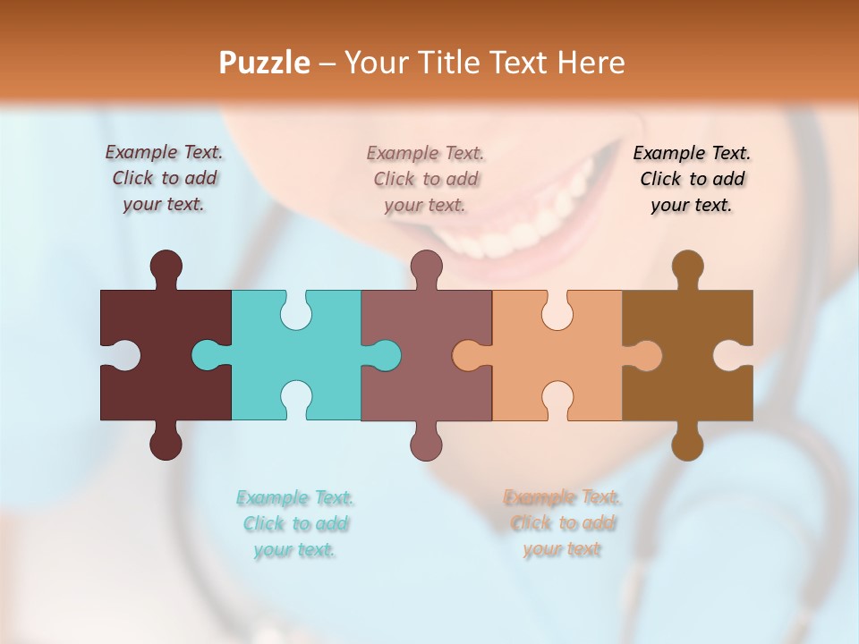 Vertical Scrubs Uniform PowerPoint Template