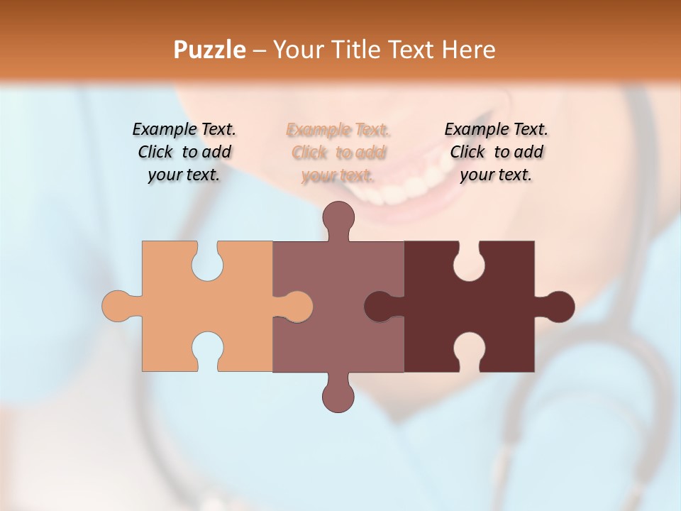 Vertical Scrubs Uniform PowerPoint Template