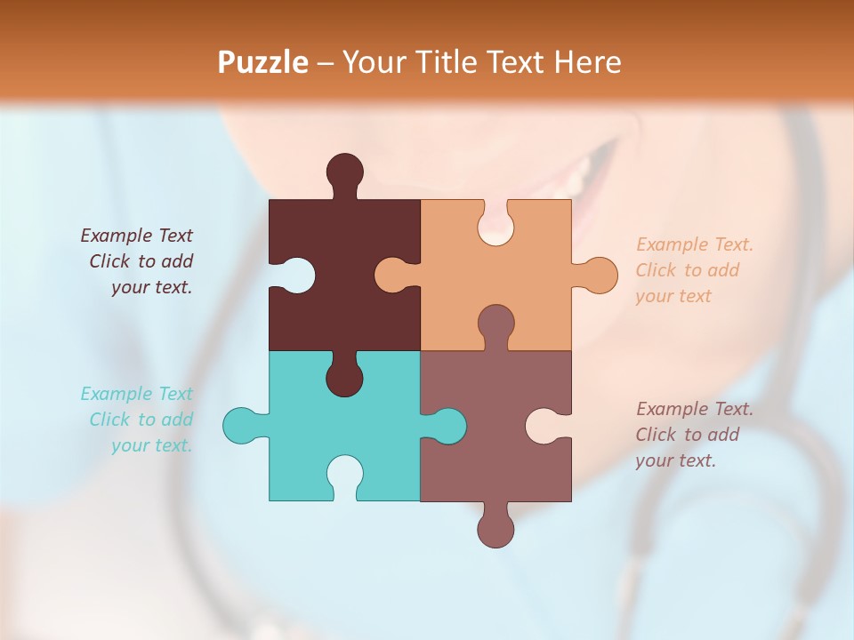 Vertical Scrubs Uniform PowerPoint Template