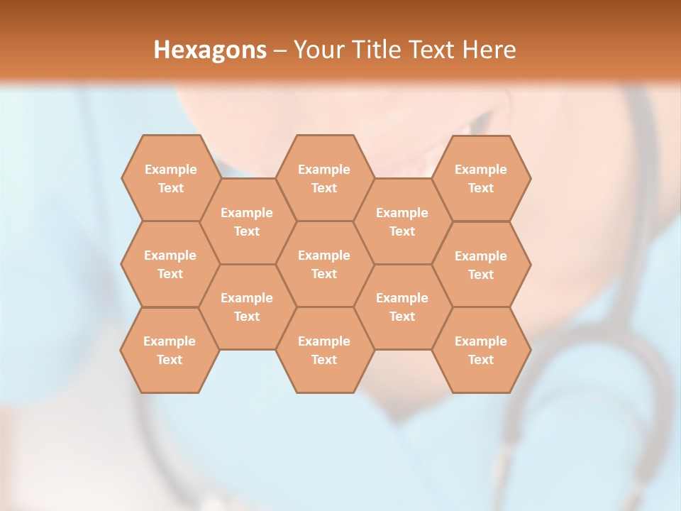 Vertical Scrubs Uniform PowerPoint Template