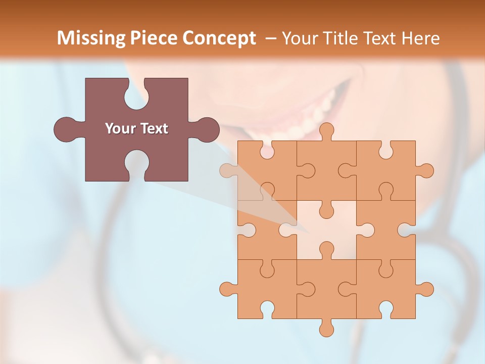 Vertical Scrubs Uniform PowerPoint Template