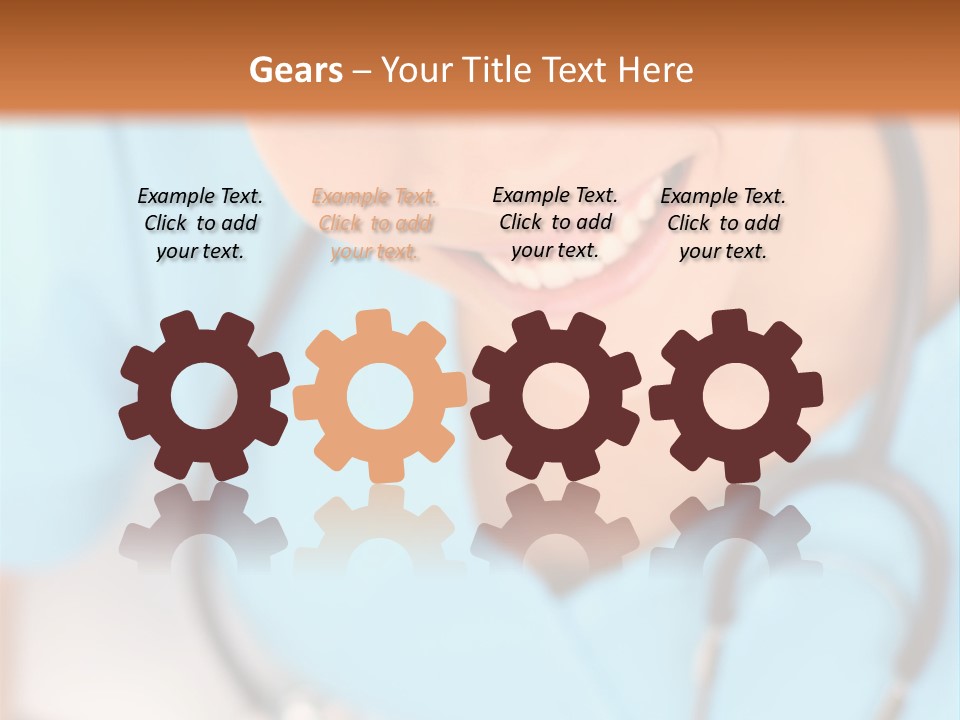 Vertical Scrubs Uniform PowerPoint Template