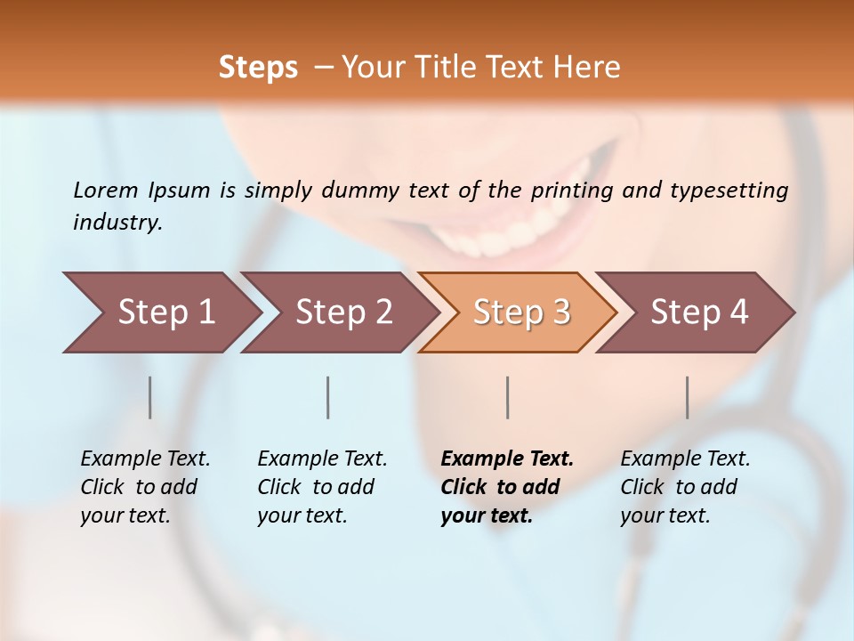 Vertical Scrubs Uniform PowerPoint Template