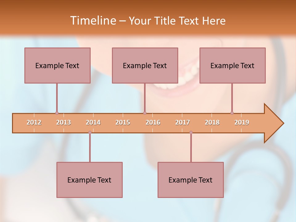 Vertical Scrubs Uniform PowerPoint Template