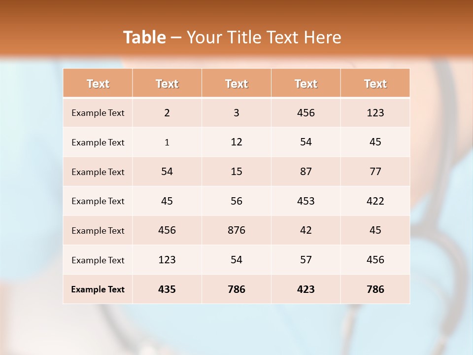 Vertical Scrubs Uniform PowerPoint Template