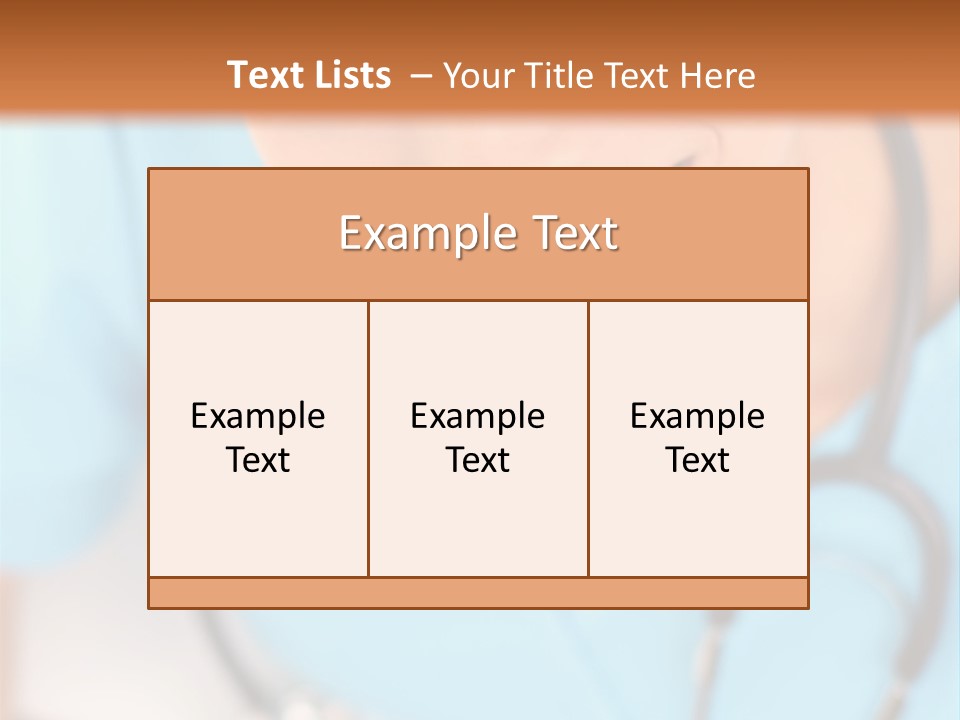 Vertical Scrubs Uniform PowerPoint Template