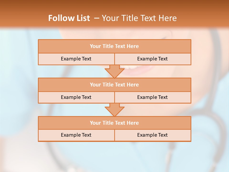 Vertical Scrubs Uniform PowerPoint Template