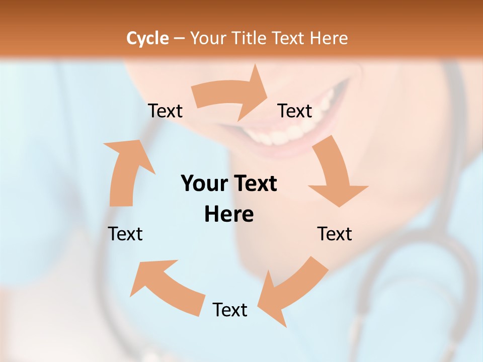 Vertical Scrubs Uniform PowerPoint Template