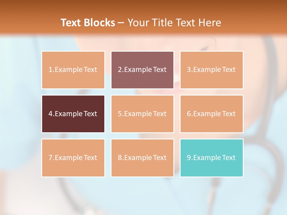 Vertical Scrubs Uniform PowerPoint Template