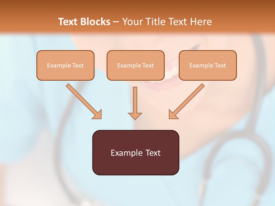 Vertical Scrubs Uniform PowerPoint Template