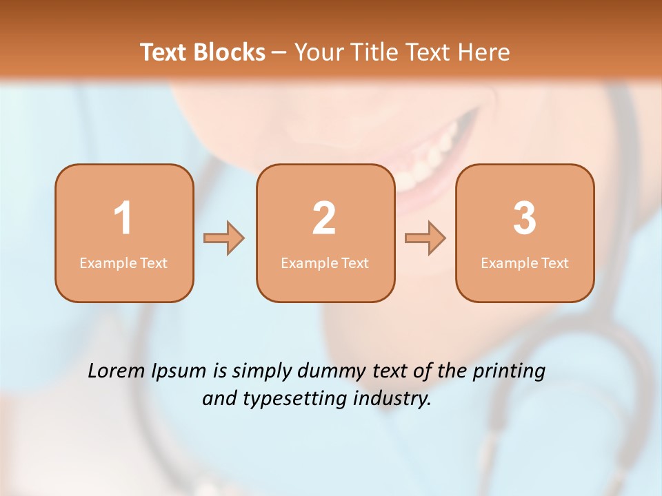 Vertical Scrubs Uniform PowerPoint Template