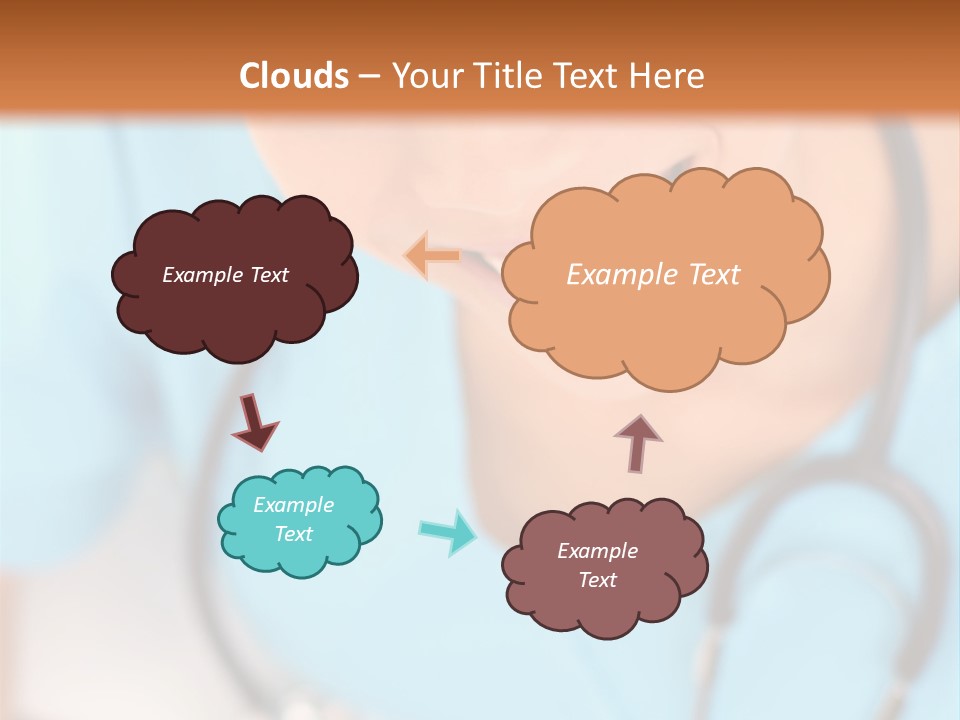 Vertical Scrubs Uniform PowerPoint Template