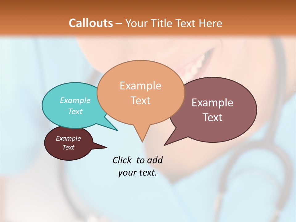 Vertical Scrubs Uniform PowerPoint Template