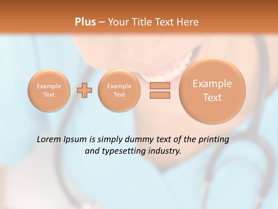 Vertical Scrubs Uniform PowerPoint Template