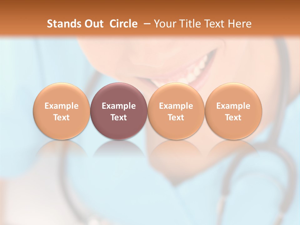 Vertical Scrubs Uniform PowerPoint Template