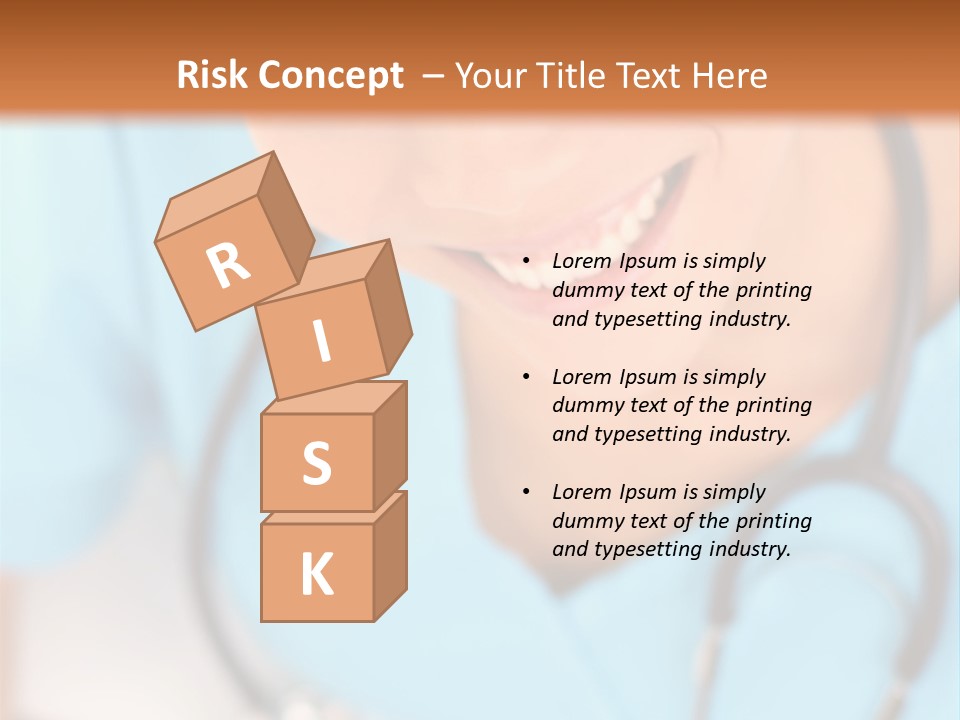 Vertical Scrubs Uniform PowerPoint Template