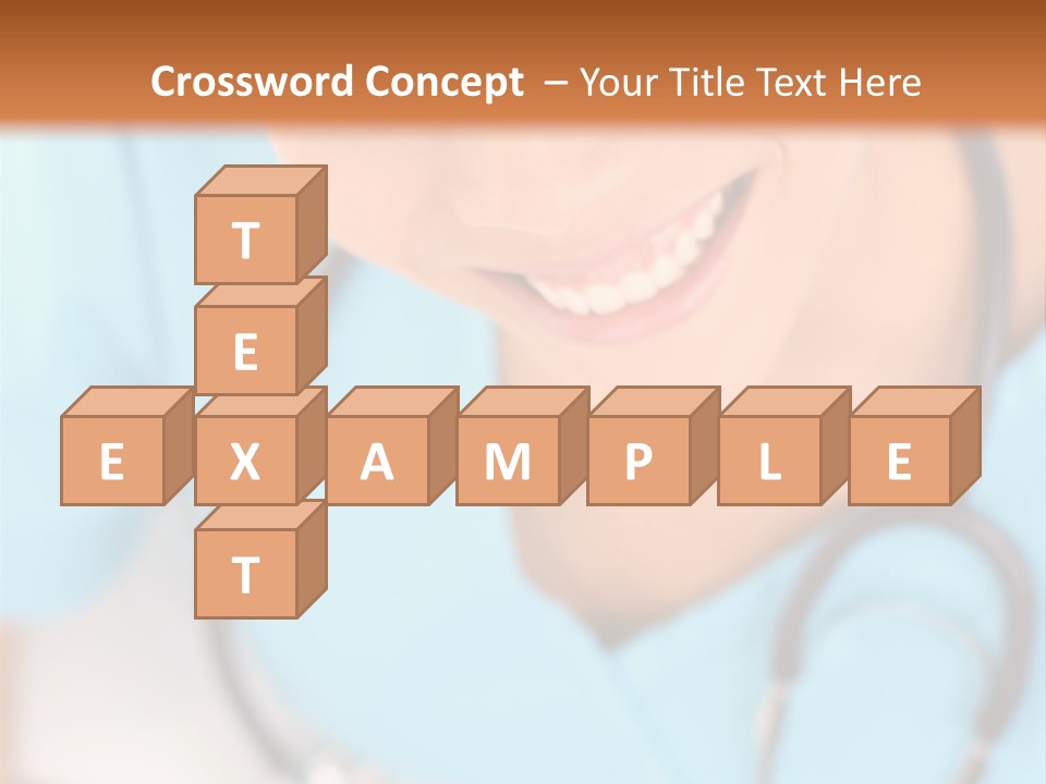 Vertical Scrubs Uniform PowerPoint Template