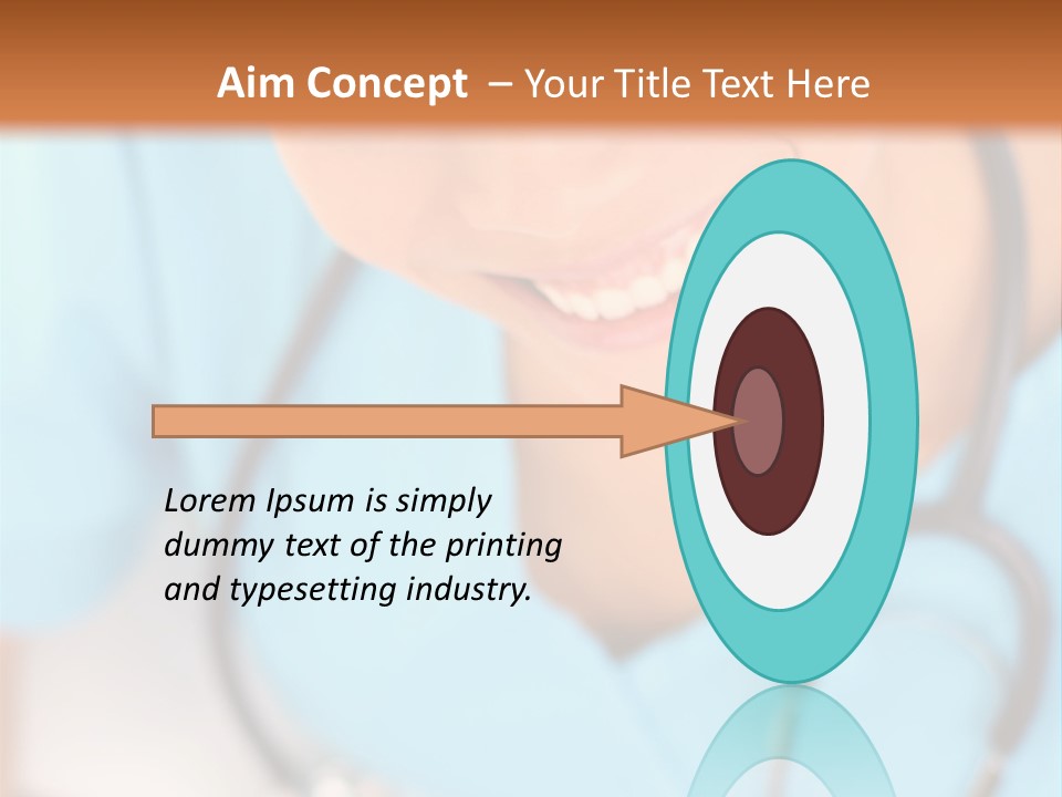 Vertical Scrubs Uniform PowerPoint Template