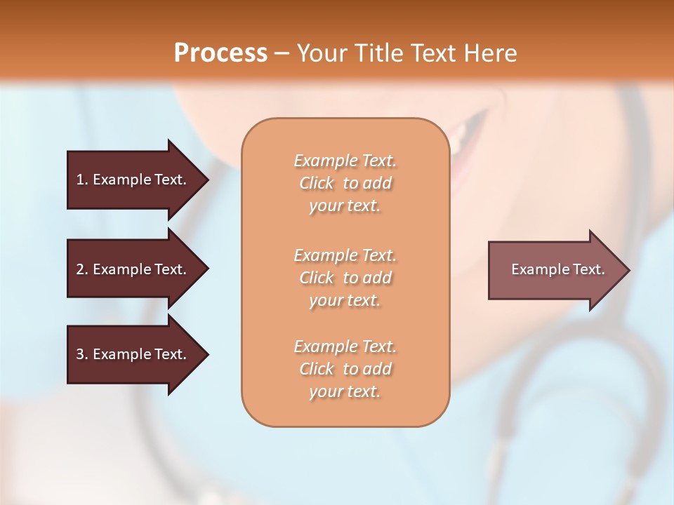 Vertical Scrubs Uniform PowerPoint Template