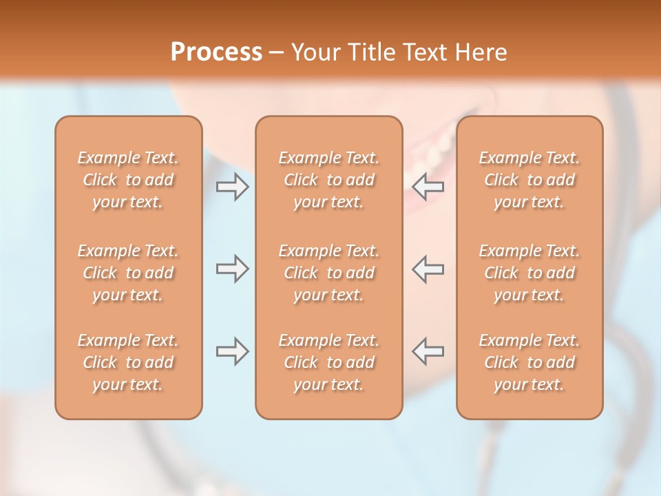 Vertical Scrubs Uniform PowerPoint Template
