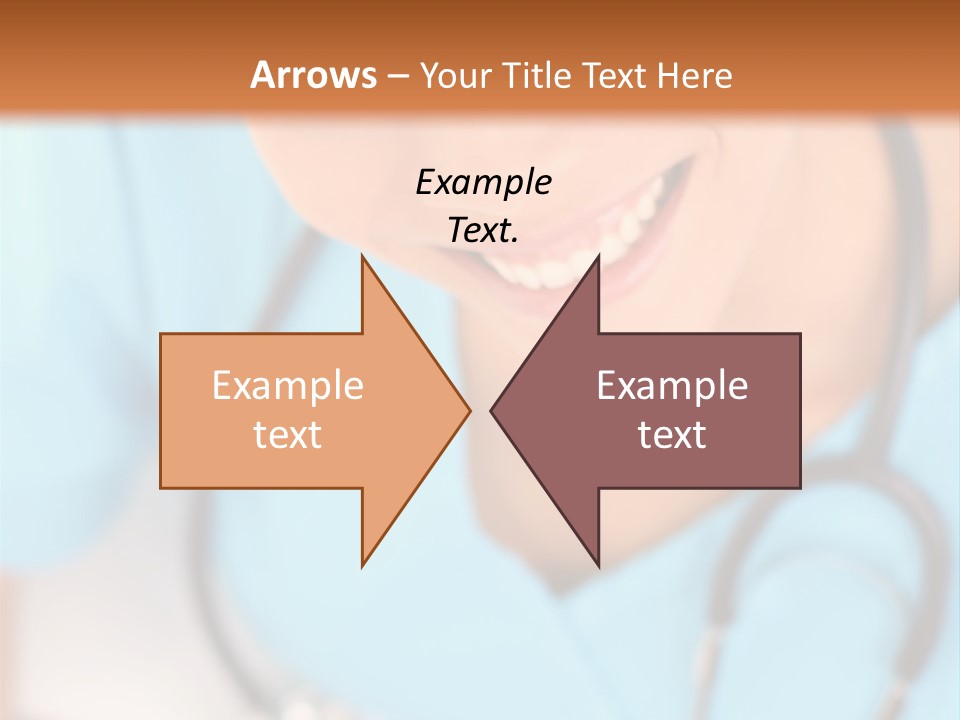 Vertical Scrubs Uniform PowerPoint Template