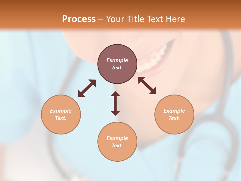 Vertical Scrubs Uniform PowerPoint Template