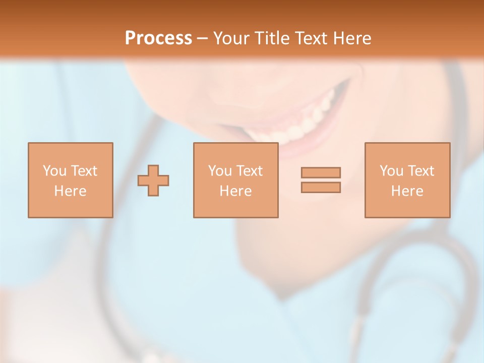 Vertical Scrubs Uniform PowerPoint Template