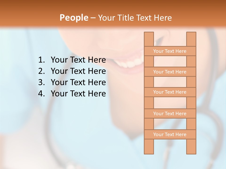 Vertical Scrubs Uniform PowerPoint Template