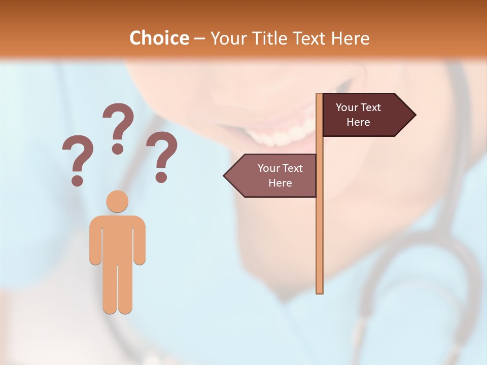 Vertical Scrubs Uniform PowerPoint Template