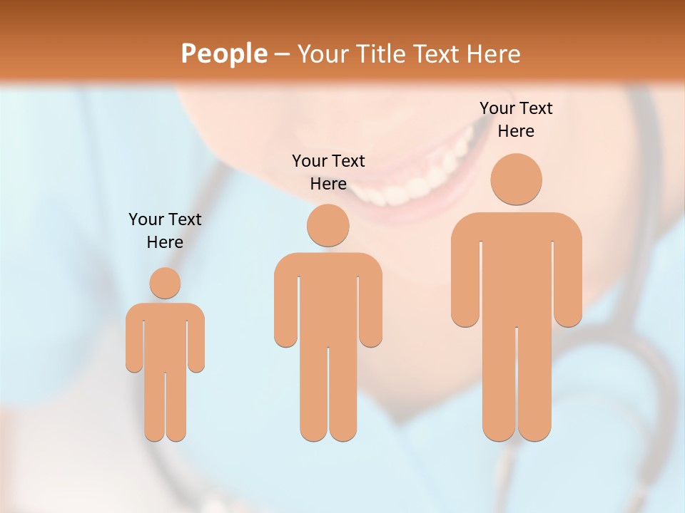 Vertical Scrubs Uniform PowerPoint Template