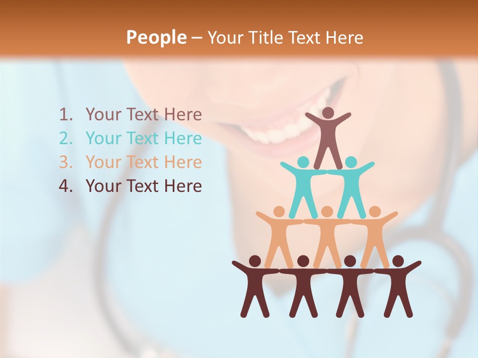 Vertical Scrubs Uniform PowerPoint Template