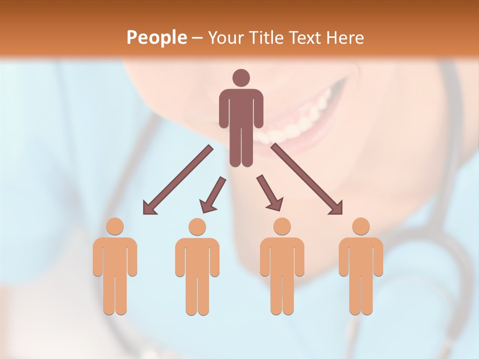 Vertical Scrubs Uniform PowerPoint Template