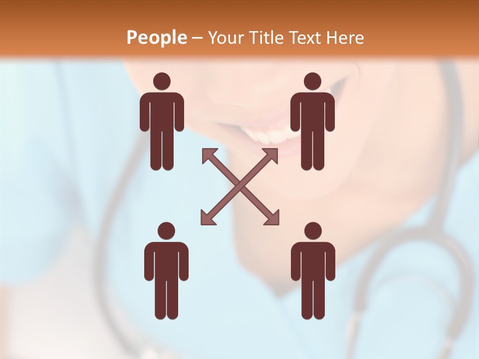 Vertical Scrubs Uniform PowerPoint Template