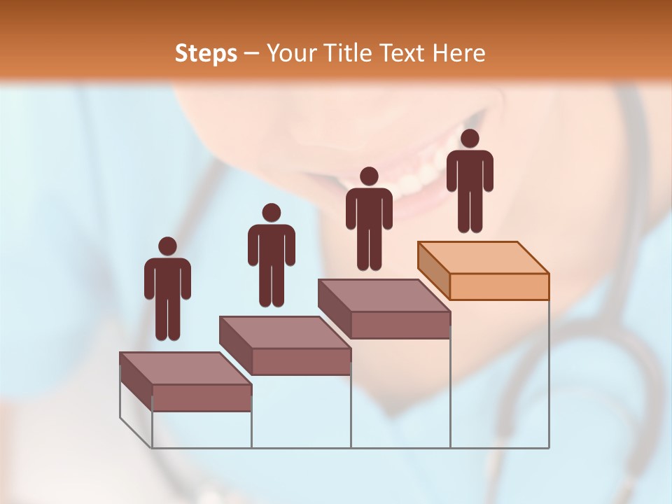 Vertical Scrubs Uniform PowerPoint Template