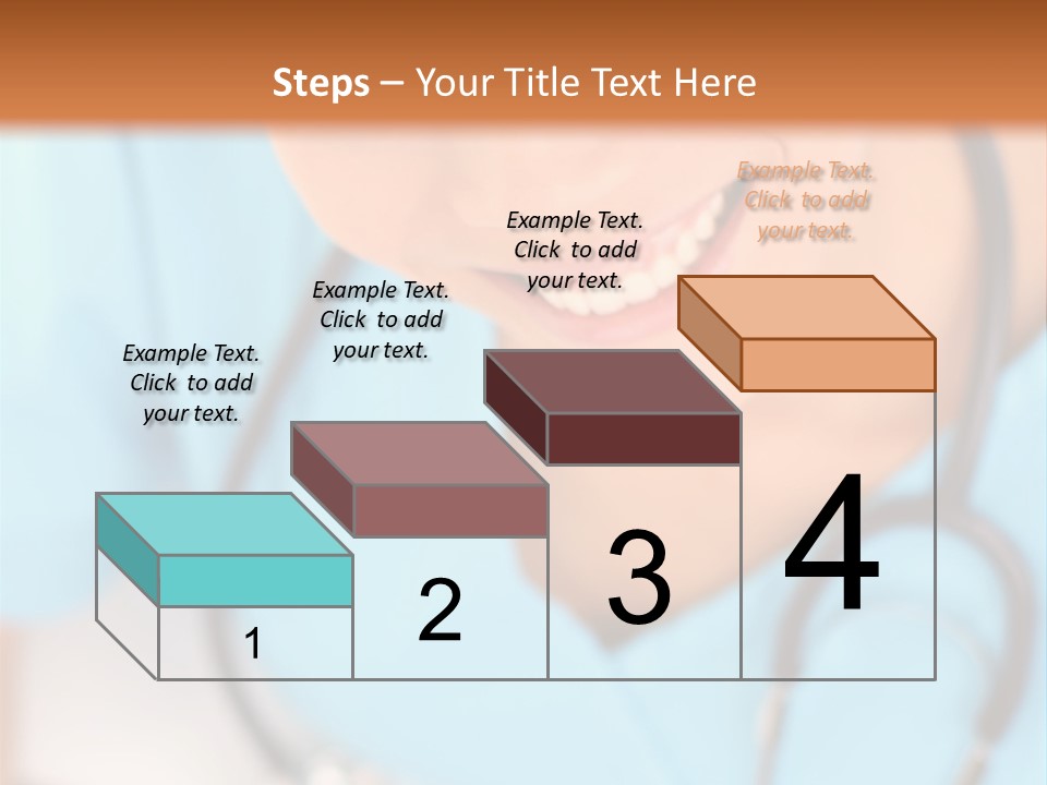 Vertical Scrubs Uniform PowerPoint Template