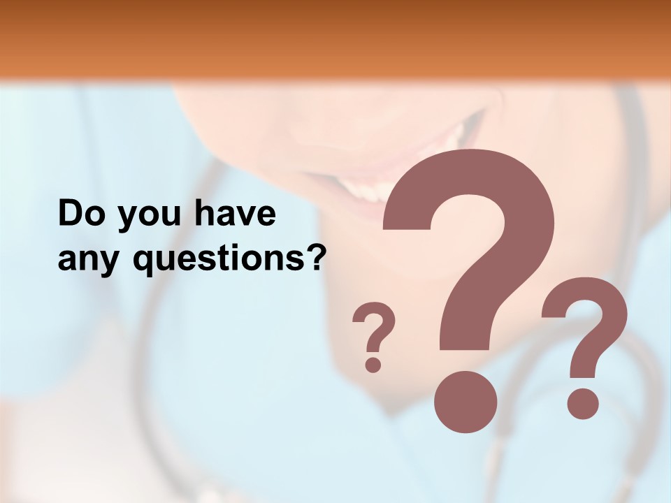 Vertical Scrubs Uniform PowerPoint Template