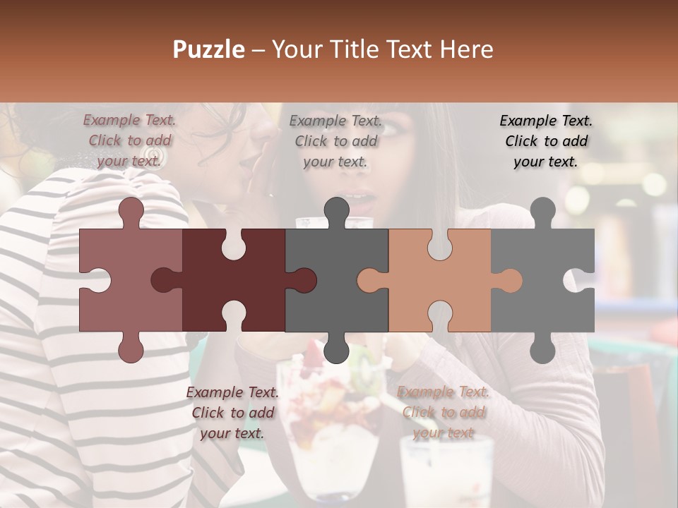 Gossip Talking Color PowerPoint Template