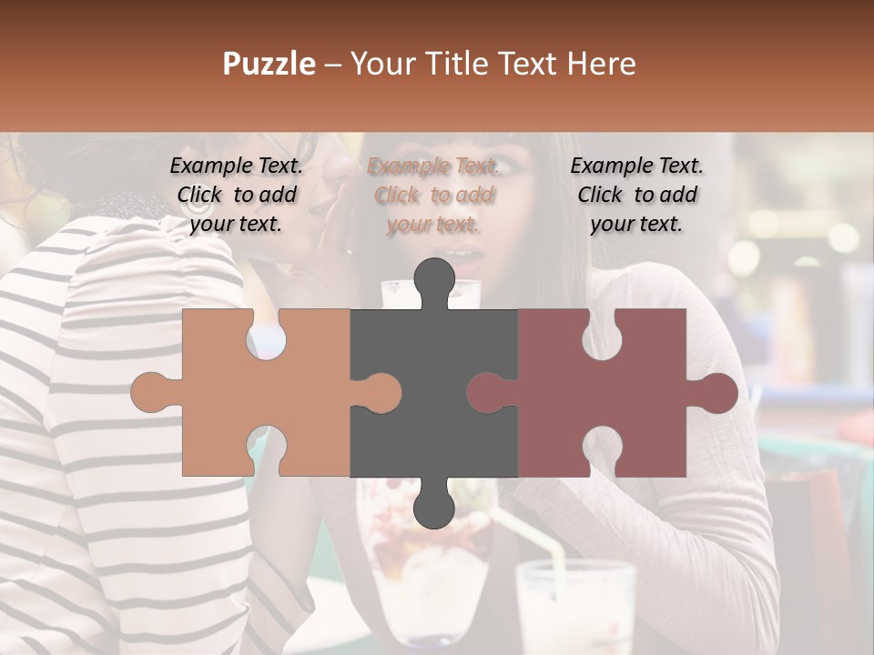 Gossip Talking Color PowerPoint Template