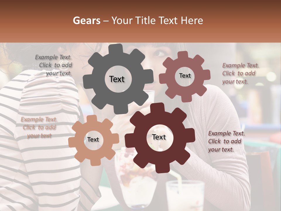 Gossip Talking Color PowerPoint Template