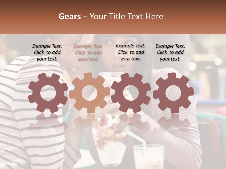 Gossip Talking Color PowerPoint Template