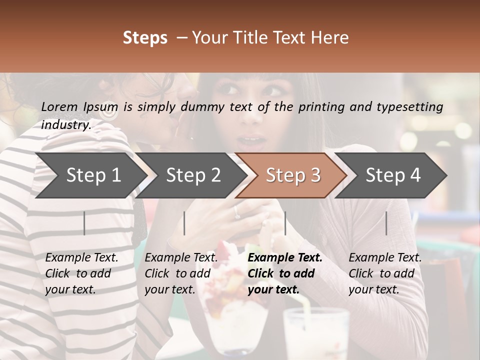 Gossip Talking Color PowerPoint Template