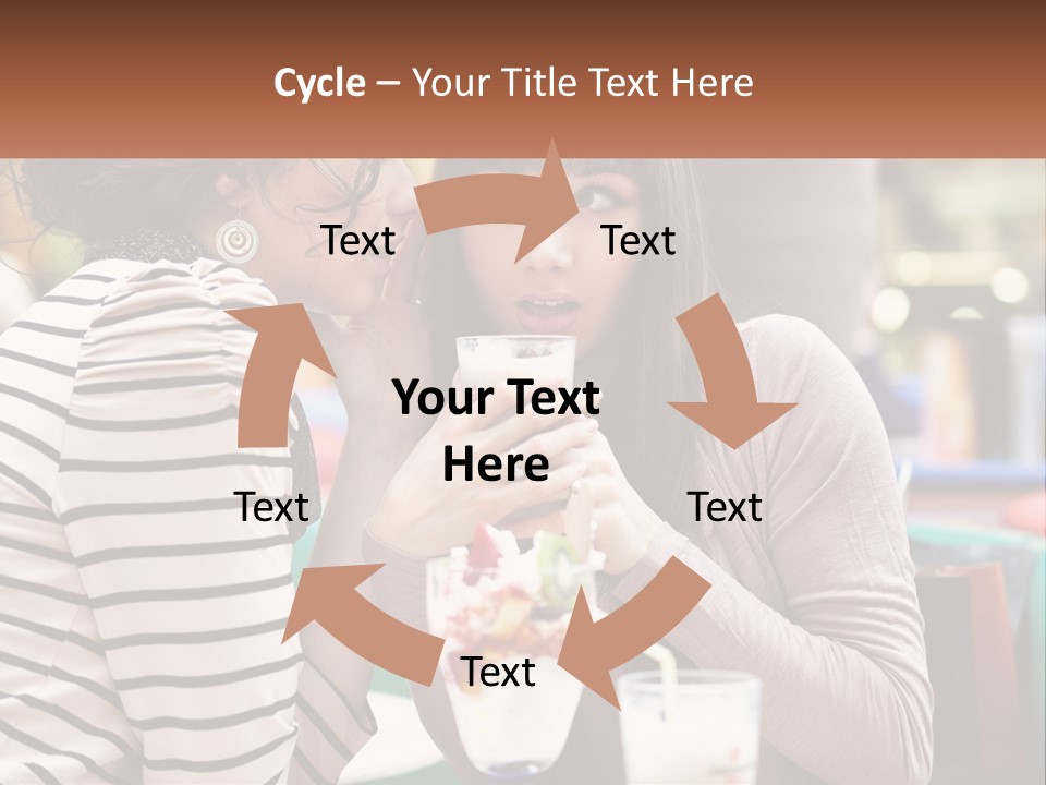 Gossip Talking Color PowerPoint Template
